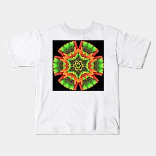 Vibrant Earth Medallion Kids T-Shirt